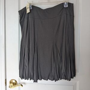 Loft black soft skirt Large